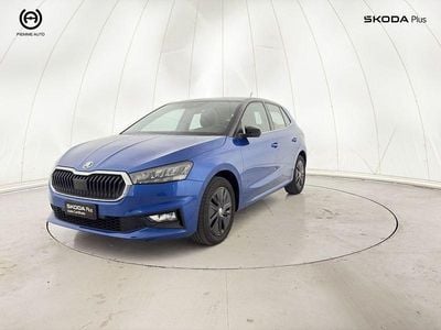 Usata Skoda Fabia Style 80 CV (58 kW) 2022 Blu tetto nero Utilitaria