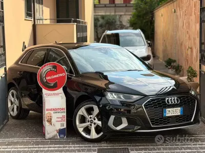 Usata Audi A3 Advanced 150 CV (110 kW) 2022 Nero Berlina