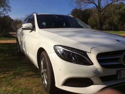 Usata Mercedes C200 136 CV (100 kW) 2016 Bianco Station wagon
