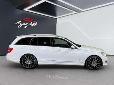 Usata Mercedes C220 Avantgarde 170 CV (125 kW) 2013 Bianco Station wagon