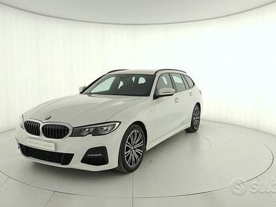 Usata BMW 320e M Sport 190 CV (139 kW) 2022 Bianco Station wagon