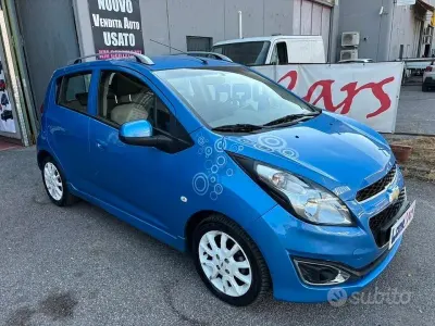 Begagnad Chevrolet Spark LS 68 HK (50 kW) 2013 Blå Halvkombi