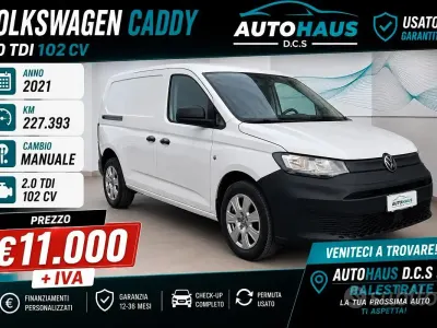 Usata VW Caddy 102 CV (75 kW) 2021 Bianco Monovolume