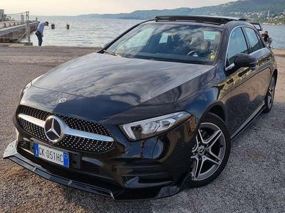 Usata Mercedes A250 AMG line 218 CV (160 kW) 2022 Nero Berlina