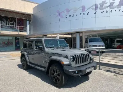 Usata Jeep Wrangler Unlimited Overland 200 CV (147 kW) 2019 Grigio pastello SUV