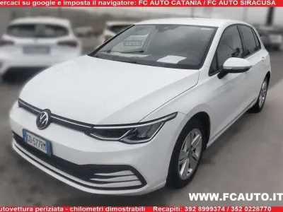 Usata VW Golf VIII Style 131 CV (96 kW) 2021 Bianco Berlina