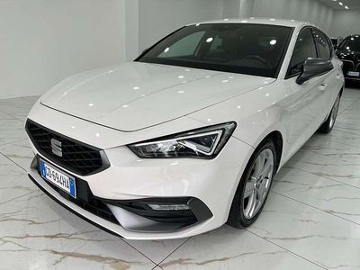 Usata Seat Leon FR 110 CV (80 kW) 2021 Bianco Berlina
