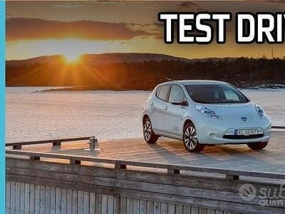 Usata Nissan Leaf 80 kW (109 CV) 2014 Bianco Utilitaria