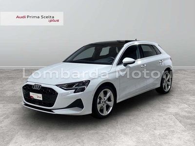 Usata Audi A3 Advanced Plus 116 CV (85 kW) 2025 Bianco ghiaccio metallizzato Berlina