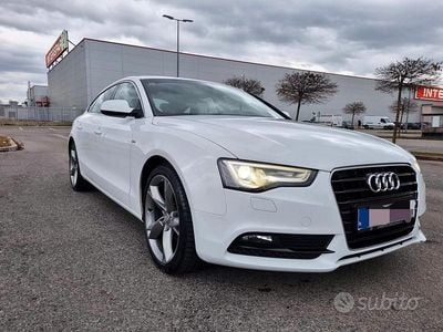 Usata Audi A5 S-Line 177 CV (130 kW) 2013 Bianco Coupé