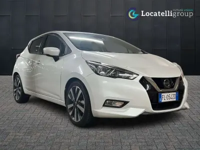 Usata Nissan Micra Tekna 90 CV (66 kW) 2017 Bianco Utilitaria