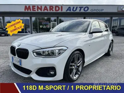 Usata BMW 118 M Sport 150 CV (110 kW) 2017 Bianco Berlina