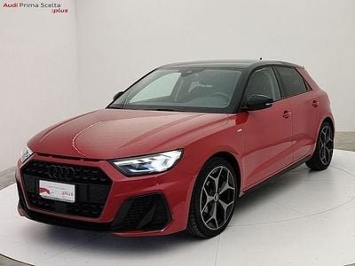 Usata Audi A1 S-Line 95 CV (69 kW) 2023 Rosso progressivo metallizzato Utilitaria