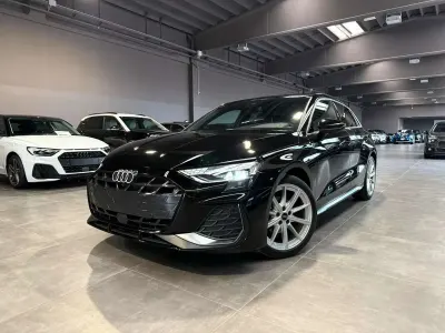 Begagnad Audi A3 S-Line 150 HK (110 kW) 2025 Svart Sedan