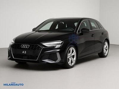 Begagnad Audi A3 Sportback S-Line 150 HK (110 kW) 2022 Svart Halvkombi