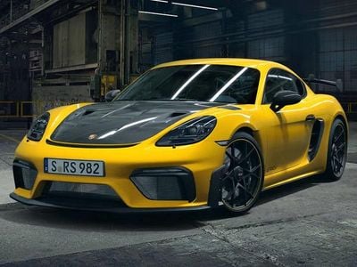 Nuova Porsche Cayman GT4 2026 Giallo racing Coupé