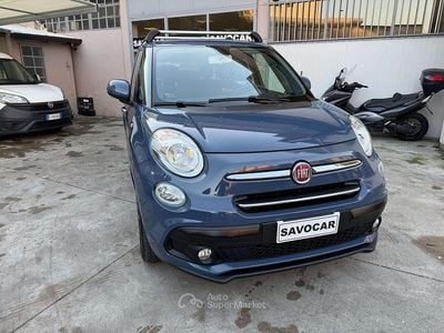 Begagnad Fiat 500L Lounge 95 HK (69 kW) 2018 Blå Minibuss