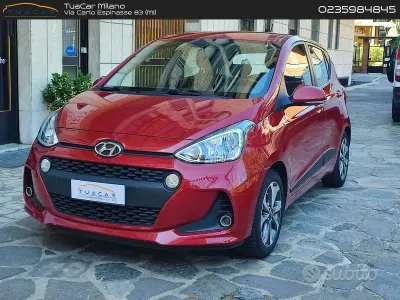Usata Hyundai i10 Style 67 CV (49 kW) 2018 Rosso Utilitaria