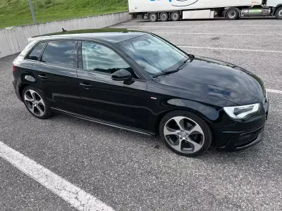 Usata Audi A3 S-Line 116 CV (85 kW) 2017 Nero Berlina