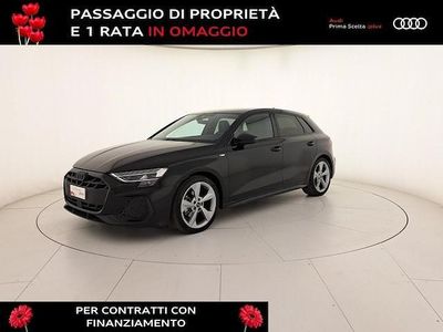 Usata Audi A3 S-Line 150 CV (110 kW) 2025 Nero mito metallizzato Berlina