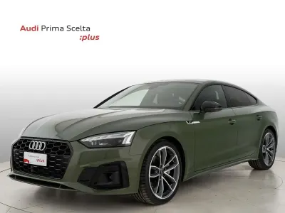 Usata Audi A5 Sportback S-Line 204 CV (150 kW) 2024 Verde district metallizzato Utilitaria