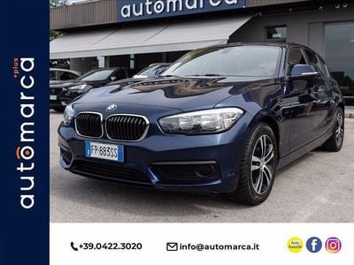 Usata BMW 116 116 CV (85 kW) 2018 Blu Utilitaria