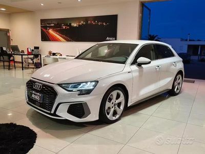 Usata Audi A3 S-Line 116 CV (85 kW) 2021 Bianco Berlina
