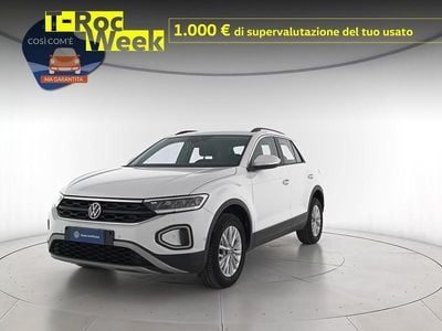 Usata VW T-Roc Life 110 CV (80 kW) 2022 Pure white SUV