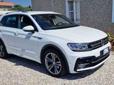 Usata VW Tiguan Sportline 150 CV (110 kW) 2018 Bianco SUV