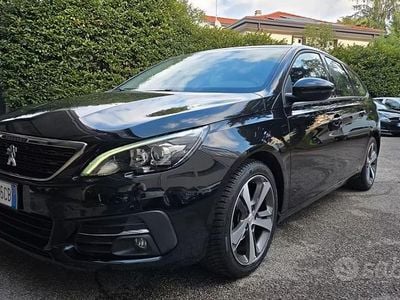 Usata Peugeot 308 GT-line 131 CV (96 kW) 2018 Nero Station wagon