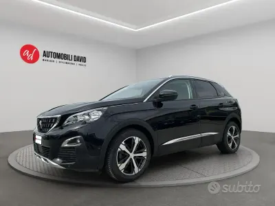 Usata Peugeot 3008 GT-line 120 CV (88 kW) 2018 Nero SUV
