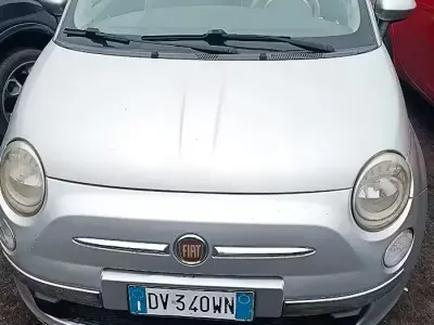 Usata Fiat 500 69 CV (50 kW) 2009 Grigio Cabrio