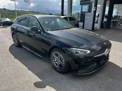 Nieuw Mercedes C220 200 PK (147 kW) 2025 Zwart Stationwagen