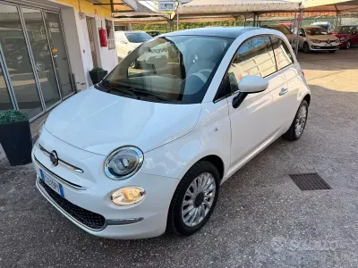 Usata Fiat 500 Lounge 69 CV (50 kW) 2016 Bianco Utilitaria
