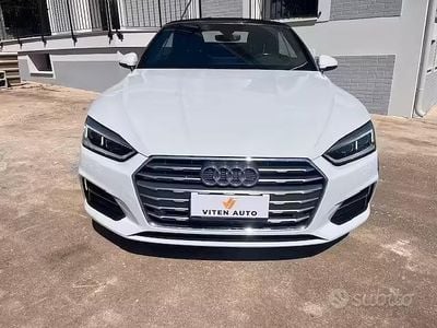 Usata Audi A5 Cabriolet S-Line 190 CV (139 kW) 2019 Bianco Cabrio