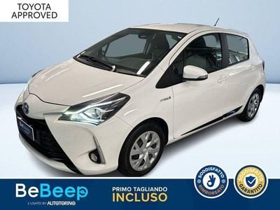 Bianco pastello Usata 2018 Toyota Yaris Hybrid Style Berlina | 12.500 € (Buon prezzo)