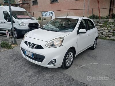Usata Nissan Micra Acenta 80 CV (58 kW) 2015 Bianco Utilitaria
