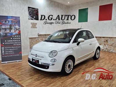 Usata Fiat 500 Lounge 75 CV (55 kW) 2009 Bianco perla metallizzato Utilitaria