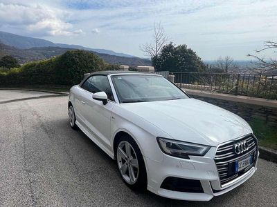 Usata Audi A3 Cabriolet S-Line 150 CV (110 kW) 2020 Bianco Cabrio