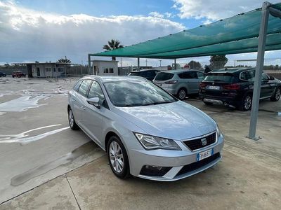Usata Seat Leon Style 115 CV (84 kW) 2017 Argento Station wagon