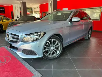 Usata Mercedes C220 Premium 170 CV (125 kW) 2015 Argento Station wagon