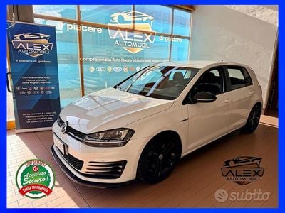 Usata VW Golf VII GTD 184 CV (135 kW) 2015 Bianco Berlina