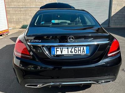 Usata Mercedes C220 Premium 194 CV (142 kW) 2019 Nero Berlina