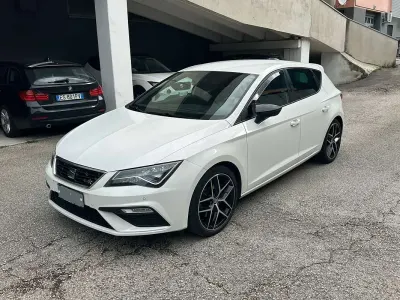 Usata Seat Leon FR 184 CV (135 kW) 2018 Bianco Berlina