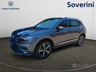 Usata VW Tiguan Advance 150 CV (110 kW) 2019 Grigio scuro SUV