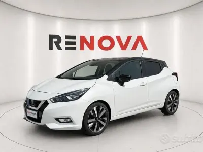 Usata Nissan Micra Tekna 90 CV (66 kW) 2019 Bianco Utilitaria