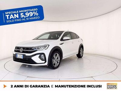 Usata VW Taigo R-line 110 CV (80 kW) 2022 Bianco SUV