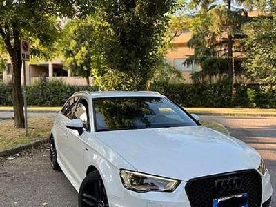 Usata Audi A3 S-Line 150 CV (110 kW) 2014 Bianco Berlina