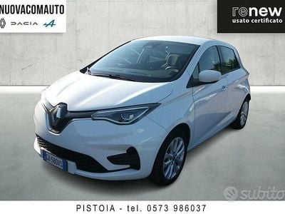 Usata Renault Zoe Life 80 kW (109 CV) 2020 Bianco Utilitaria