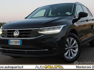 Usata VW Tiguan 150 CV (110 kW) 2021 Nero SUV